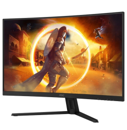 Monitor Gaming Curvo AOC CQ32G4VE 31.5'/ QHD/ 0.5ms/ 180Hz/ VA/ Negro