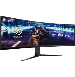 Monitor Gaming Ultrapanorámico Curvo Asus Rog Strix XG49VQ 49'/ Dual UHD/ 4ms/ 144Hz/ VA/ Multimedia/ Negro