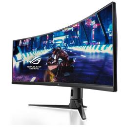 Monitor Gaming Ultrapanorámico Curvo Asus Rog Strix XG49VQ 49'/ Dual UHD/ 4ms/ 144Hz/ VA/ Multimedia/ Negro