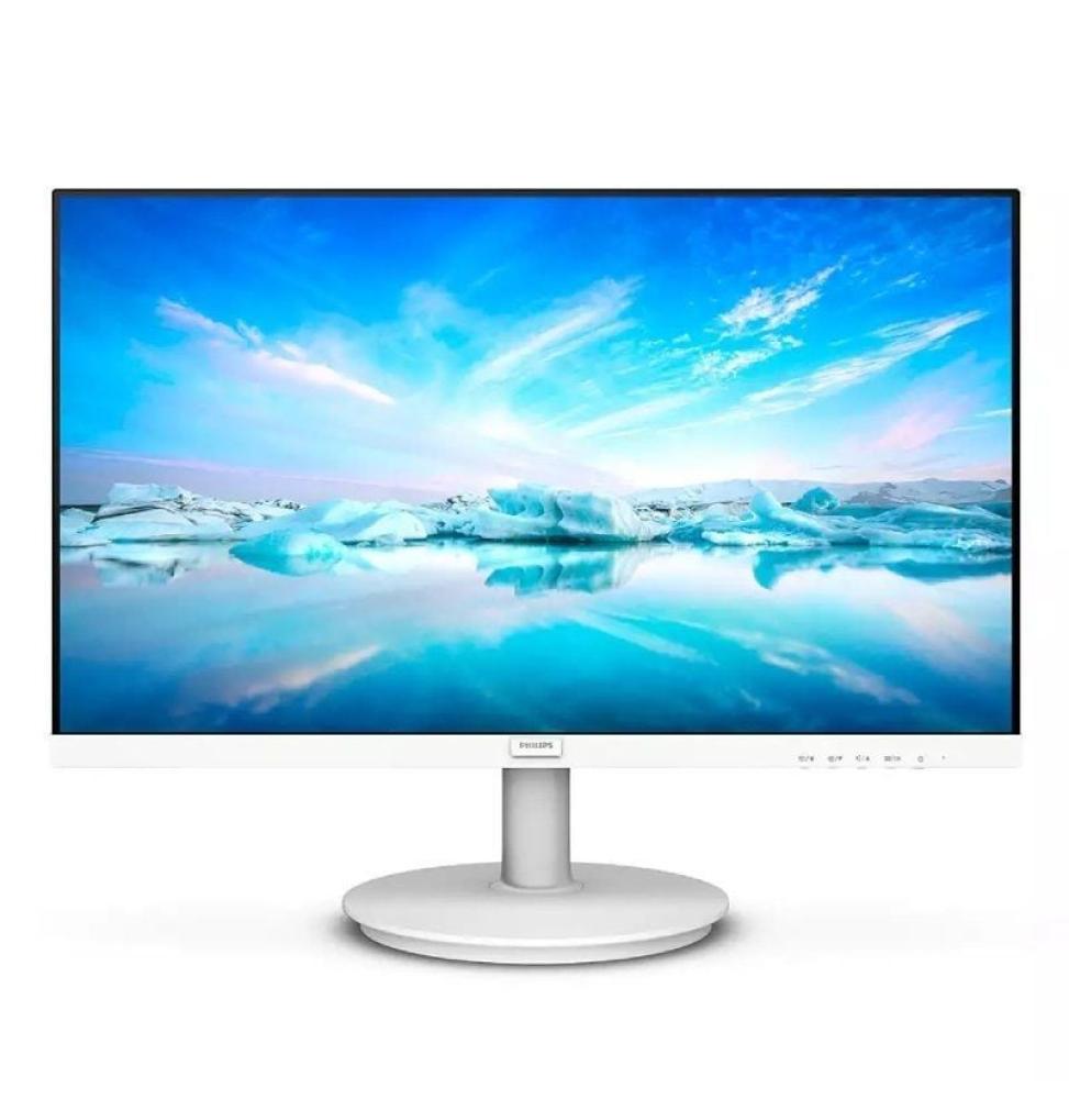 Monitor Philips 241V8AW 23.8'/ Full HD/ Multimedia/ Blanco