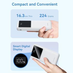 Powerbank 10000mAh Vention FHKW0/ 22.5W/ Blanca