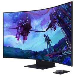 Monitor Gaming Curvo Samsung Odyssey Ark S55CG970NU 55'/ 4K/ 1ms/ 165Hz/ VA/ Regulable en altura/ Smart TV/ Multimedia/ Negro