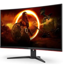 Monitor Gaming Curvo AOC CQ32G2SE/BK 31.5'/ QHD/ 1ms/ 165Hz/ VA/ Multimedia/ Negro