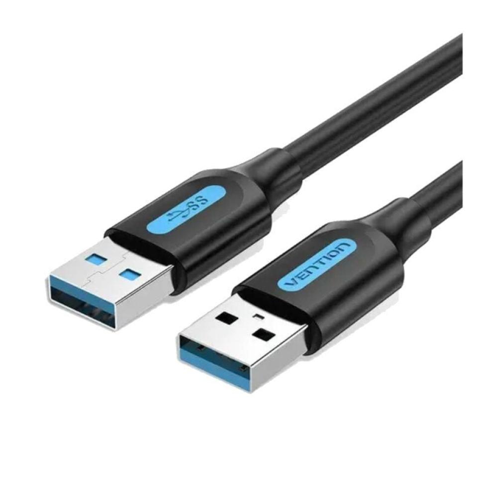 Cable USB 3.0 Vention CONBD/ USB Macho - USB Macho/ 5Gbps/ 50cm/ Negro