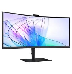 Monitor Profesional Ultraparonámico Curvo Samsung ViewFinity S6 S34C652VAU 34'/ UWQHD/ Webcam/ Multimedia/ Negro