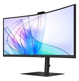 Monitor Profesional Ultraparonámico Curvo Samsung ViewFinity S6 S34C652VAU 34'/ UWQHD/ Webcam/ Multimedia/ Negro