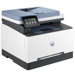 Multifunción Láser Color HP LaserJet Pro MFP 3302FDN Fax/ Dúplex/ Blanca y Azul