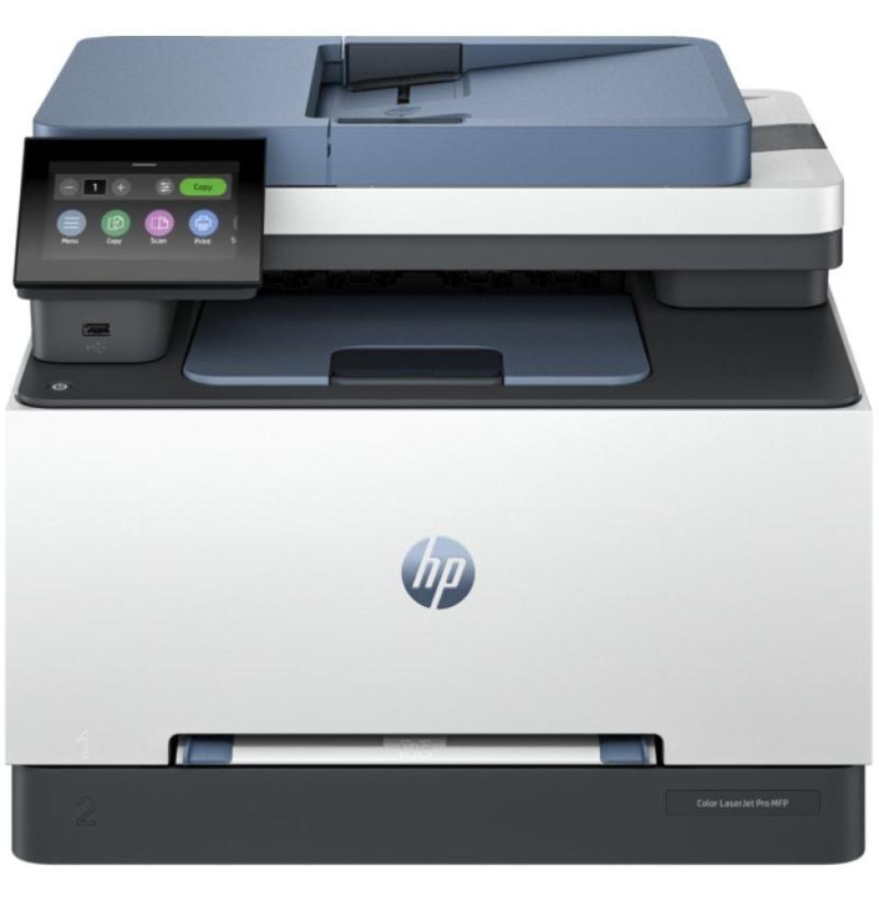 Multifunción Láser Color HP Laserjet Pro MFP 3302FDW WiFi/ Fax/ Dúplex/ ADF/ Blanca y Azul