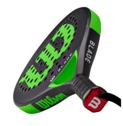 Pala de Pádel Wilson Blade Team V2/ Negro y Verde