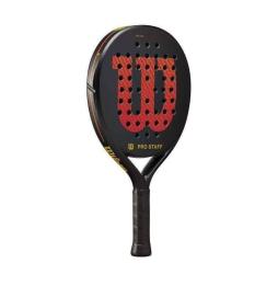 Pala de Pádel Wilson Pro Staff Team V2/ Negra y Roja