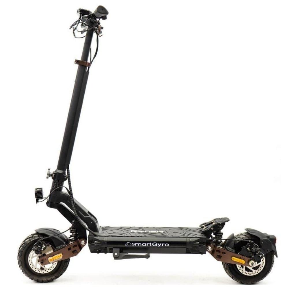 Patinete Eléctrico SmartGyro Ryder Certificado/ Motor 1000W/ Ruedas 10'/ 25km/h/ Autonomía 75km