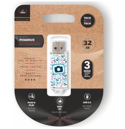 Pendrive 32GB Tech One Tech Foto Dream USB 2.0