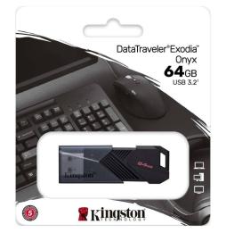 Pendrive 64GB Kingston DataTraveler Exodia Onyx USB 3.2