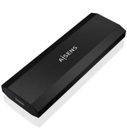 Caja Externa para Disco SSD M.2 NVMe Aisens ASM2-028B/ USB 3.2/ Sin tornillos