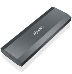 Caja Externa para Disco SSD M.2 NVMe Aisens ASM2-029GR/ USB 3.2/ Sin tornillos