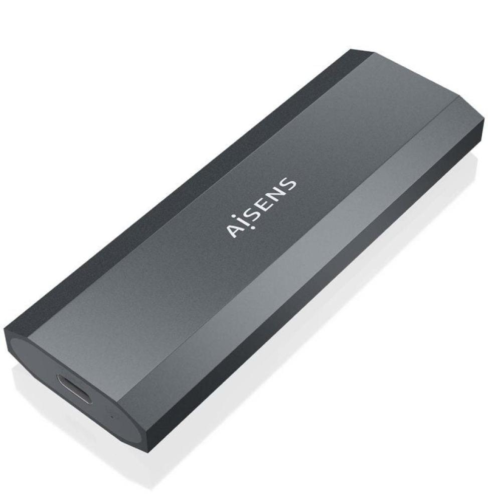 Caja Externa para Disco SSD M.2 NVMe Aisens ASM2-029GR/ USB 3.2/ Sin tornillos