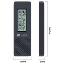 Caja Externa para Disco SSD M.2 NVMe Leotec LEM2EXT01/ USB 3.2/ con Pantalla LCD