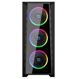 Caja Gaming Semitorre Hiditec MH12 GLASS