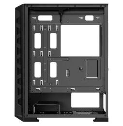 Caja Gaming Semitorre Hiditec MH12 GLASS