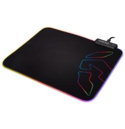 Alfombrilla Krom Knout RGB con Iluminación LED/ 320 x 270 x 3 mm