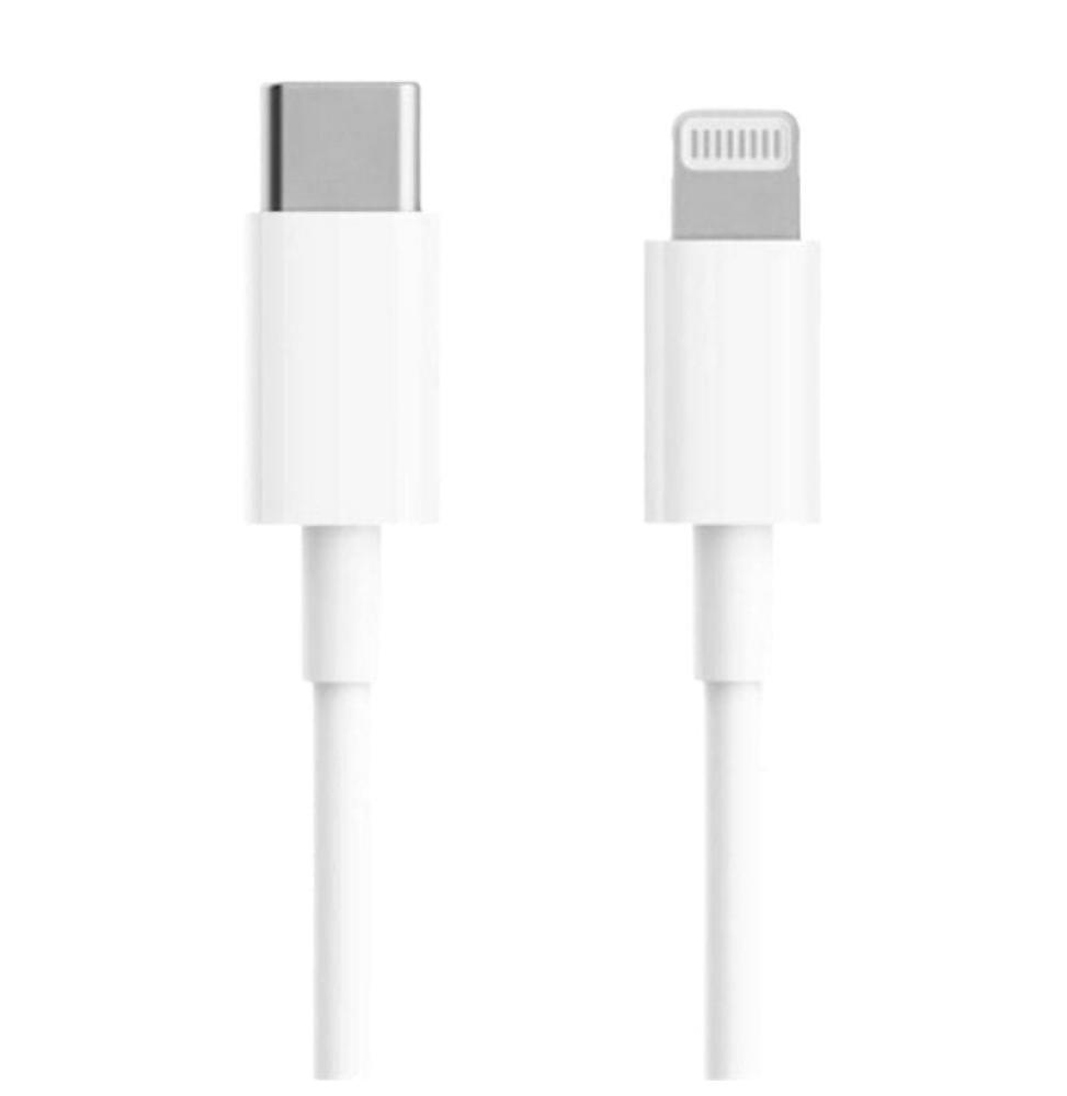 Cable USB 2.0 Tipo-C Lightning Xiaomi BHR4421GL/ USB Tipo-C Macho - Lightning Macho/ 1m/ Blanco