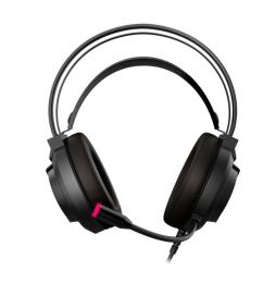 Auriculares Gaming con Micrófono Krom Kappa/ Jack 3.5/ USB 2.0/ Negros