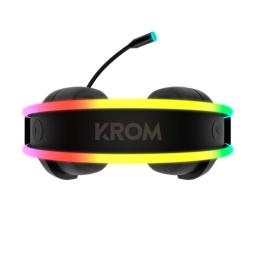 Auriculares Gaming con Micrófono Krom Klaim/ Jack 3.5/ USB 2.0/ Negros