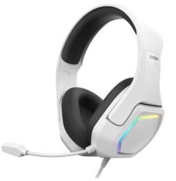 Auriculares Gaming con Micrófono Krom Kopa 7.1/ USB 2.0/ Blancos