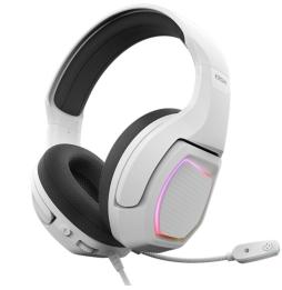 Auriculares Gaming con Micrófono Krom Kopa 7.1/ USB 2.0/ Blancos