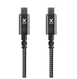 Cable USB Tipo-C Xtorm CX2071 100W/ USB Tipo-C Macho - USB Tipo-C Macho/ Hasta 100W/ 10Gbps/ 1m/ Negro