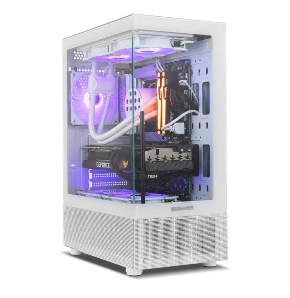 Caja Gaming Semitorre Nox Hummer Vision/ Blanca