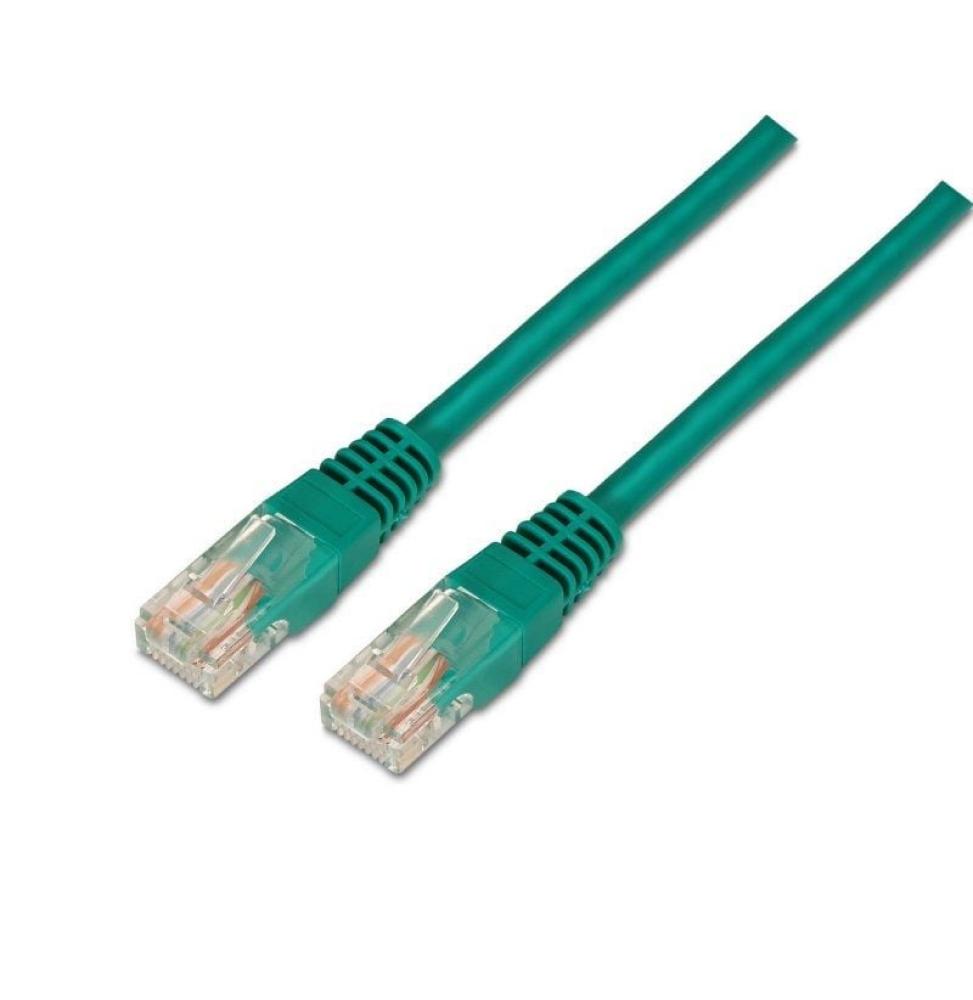 Cable de Red RJ45 UTP Aisens A133-0193 Cat.5e/ 50cm/ Verde