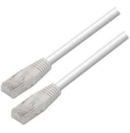 Cable de Red RJ45 UTP Aisens A133-0197/ Cat.5e/ 1m/ Blanco