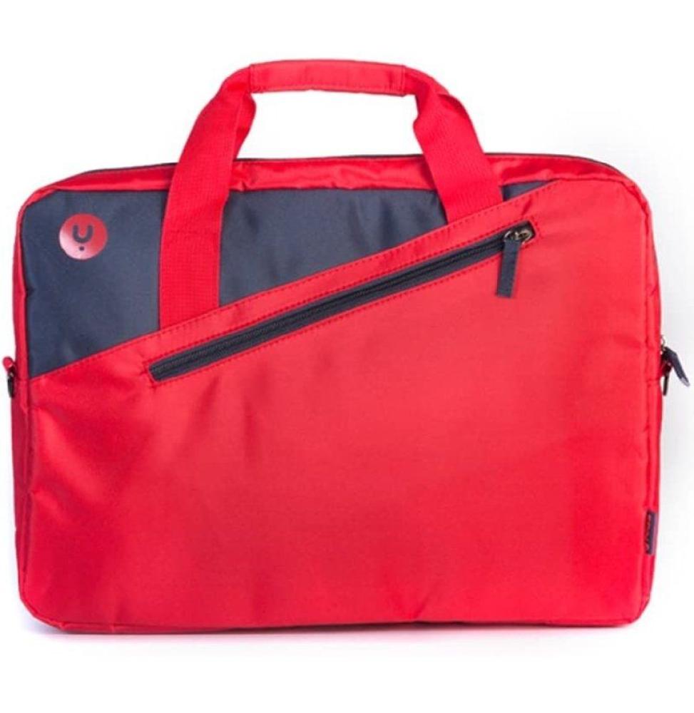 Maletín Monray Ginger para Portátiles hasta 15.6'/ Cinta para Trolley/ Rojo