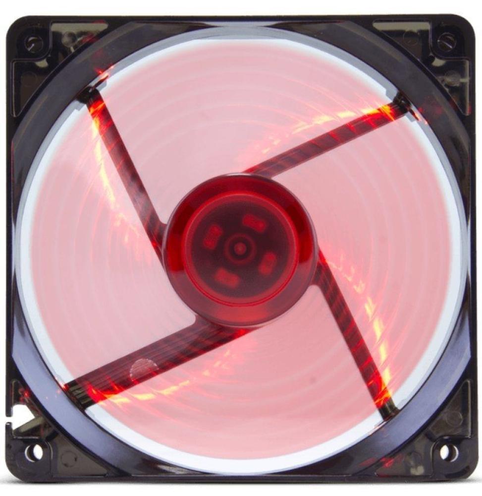 Ventilador Nox Coolfan 120 LED/ 12cm/ Rojo