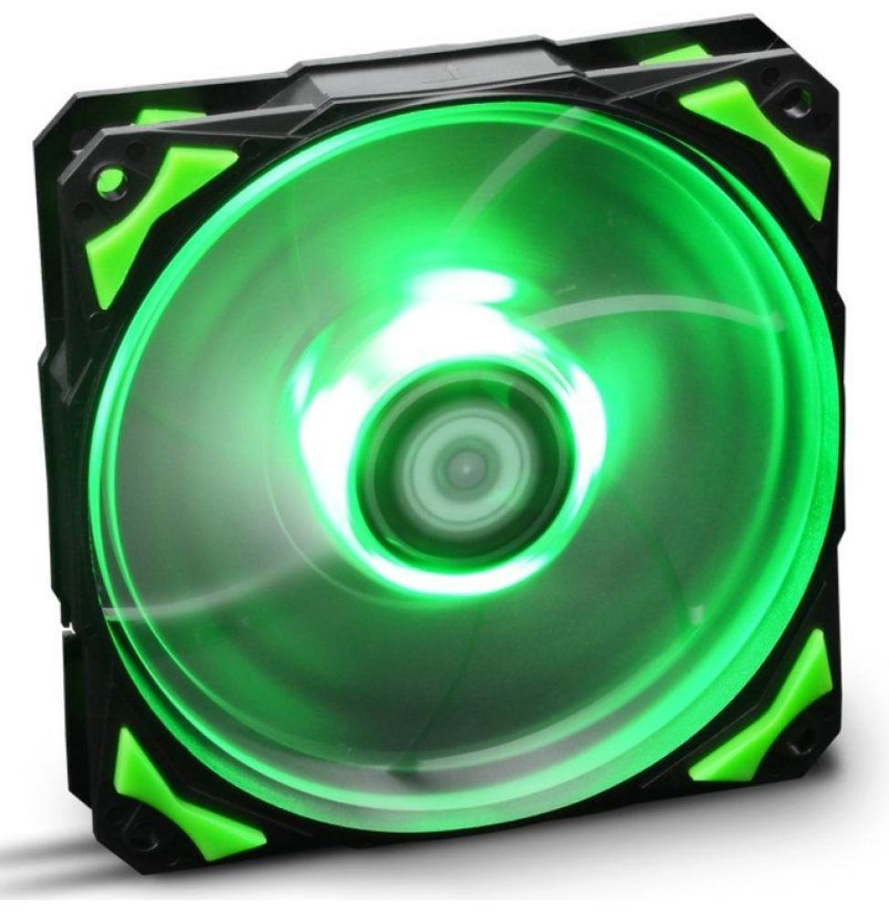 Ventilador Nox H-Fan Green/ 12cm/ Verde