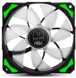 Ventilador Nox H-Fan Green/ 12cm/ Verde