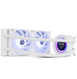 Sistema de Refrigeración Líquida Nox X-240 LCD/ Blanco