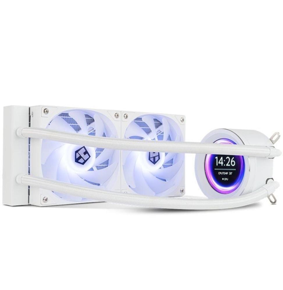 Sistema de Refrigeración Líquida Nox X-240 LCD/ Blanco