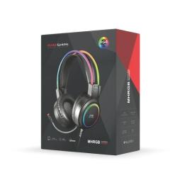 Auriculares Gaming con Micrófono Mars Gaming MHRGB/ Jack 3.5/ Negros