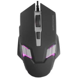 Ratón Gaming Mars Gaming MM024/ Hasta 4000 DPI/ Negro