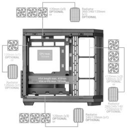 Caja Gaming SemiTorre Mars Gaming MC-3TCORE/ Blanca