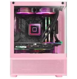 Caja Gaming Minitorre Mars Gaming MC-SE/ Rosa