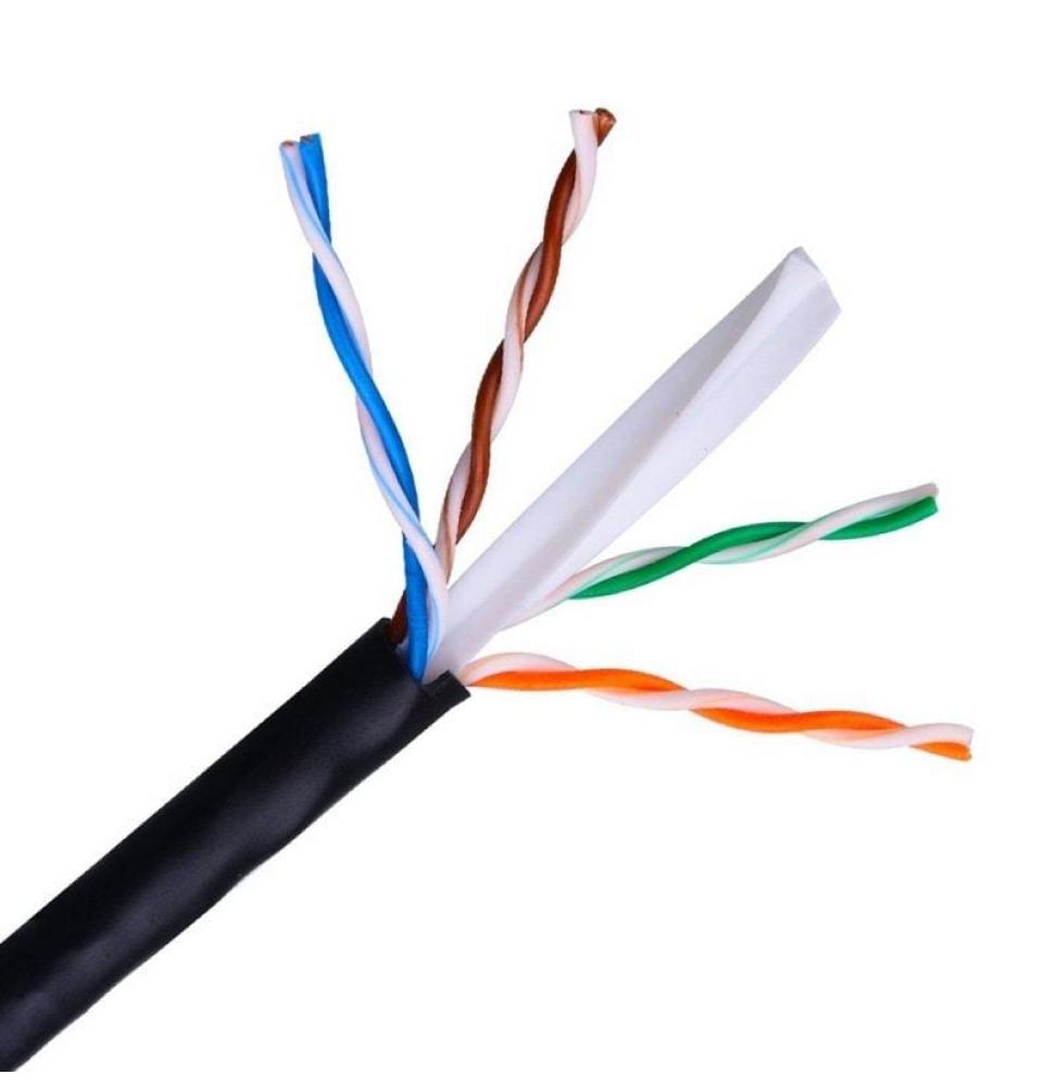 Bobina de Cable RJ45 para Exteriores UTP Aisens A135-0263 Cat.6/ 100m/ Impermeable/ Negro