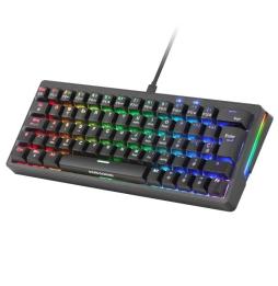 Teclado Gaming Mecánico Mars Gaming MKMINIPRO/ Switch Marrón/ Negro