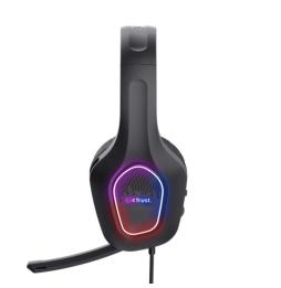 Auriculares Gaming con Micrófono Trust Gaming GXT 416 Zirox/ Jack 3.5/USB Negros