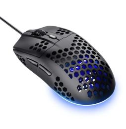 Ratón Gaming Trust Gaming GXT 929 Helox/ Hasta 6400 DPI/ Negro