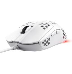 Ratón Gaming Trust Gaming GXT 929W Helox/ Hasta 6400 DPI/ Blanco