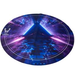 Alfombra Gaming Woxter Stinger Floorpad FUTURE/ Púrpura