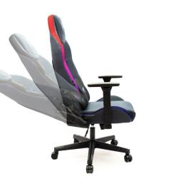 Silla Gaming Woxter Stinger Station Elite/ Luces LED/ Azul y Rosa